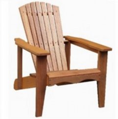 Krzesło ogrodowe ZOE, drewno, amerykańskie KLC