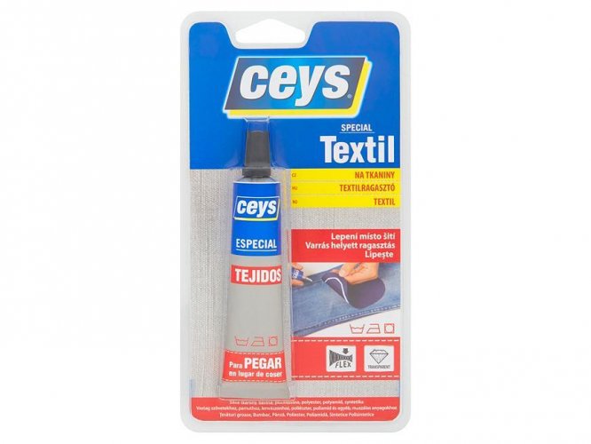 Ceys SPECIAL TEXTIL ragasztó, szövetekhez, 30 ml