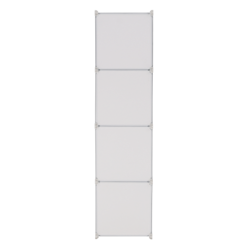 Otroška modularna omara, belo/rjav vzorec, KIRBY