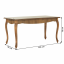 Jedálenský stôl DA19, dub lefkas, 146x76 cm, VILAR