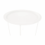 Pomočna mizica s snemljivim pladnjem, bela, RENDER
