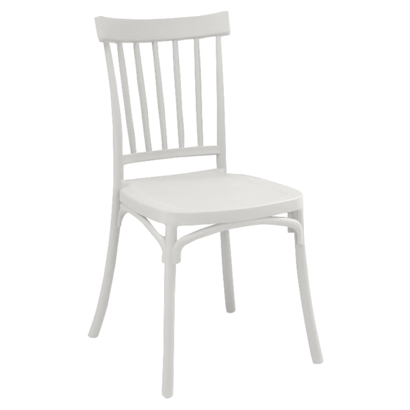 Stohovateľná stolička, sivohnedá Taupe, SAZEN