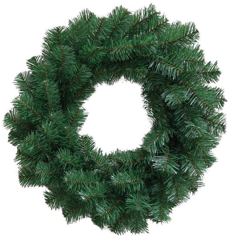 MagicHome Weihnachtskranz, natur, 45 cm (akce)