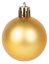 MagicHome božićne kuglice, set, 50 kom, 4-5 cm, zlatne, zvijezda, girlanda, kornet, za božićno drvce