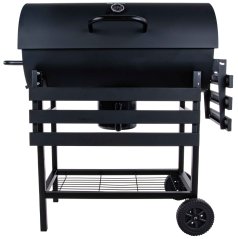 Faszénnel működő, fedeles grill, rács mérete 71 x 35 cm, GEKO