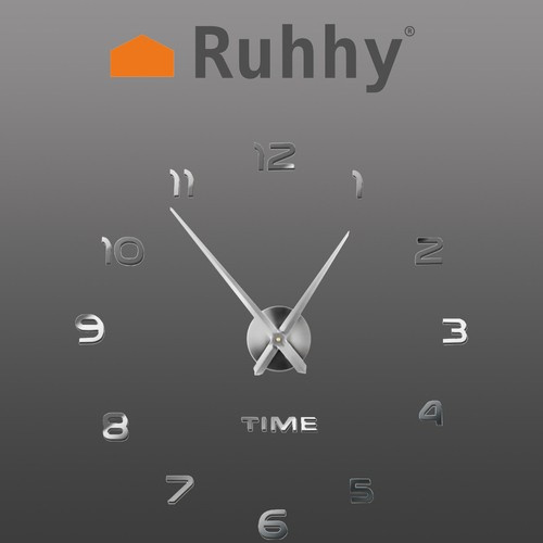 DIY nástenné hodiny Ruhhy 22143