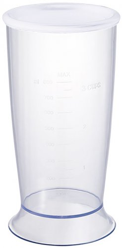 MagicHome Rührschüssel, 800 ml, mit Deckel, für Bonito-Mixer, weiß
