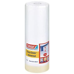 Folie universală Tesa® Pro Easy Cover®, cu bandă, 1400 mm, L-33 m, transparentă
