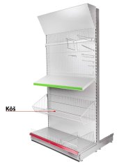 Korbregale H14 0950x0400x0200 mm, Draht, hängend, für Regal *M*