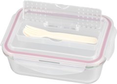 Dóza MagicHome, obdlžníková, 1000 ml, s vekom, s príborom, Clip