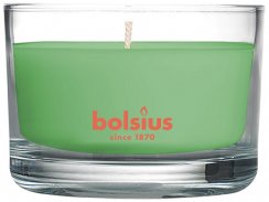 Sveča Bolsius Jar True Scents 50/80 mm, dišeča, zeleni čaj, v steklu