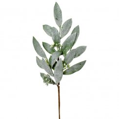 Ornament care lipește frunze de crengi 43 cm