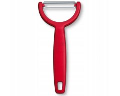 Škrabka na zemiaky/zeleninu YPSO VICTORINOX zúbkovaná, červená