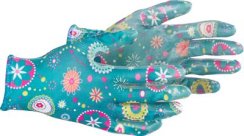 Rękawiczki Strend Pro Abelia w kolorze turkusowym, rozmiar 08/M, z blistrem