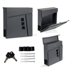 Horganyzott acélból készült újságos postaláda