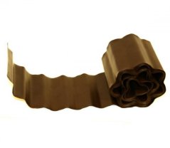 Ohrada trávnika VLNA 20cm/9m hnedá