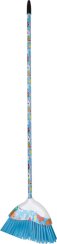 Miotła Cleonix B0147, różowa, rączka 120 cm, 32 cm
