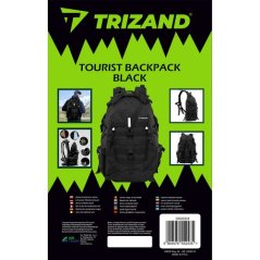Vojenský/turistický batoh černý Trizand 20534