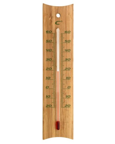 Termometru KLC din bambus pentru interior