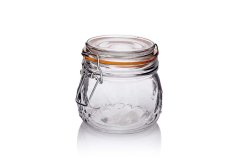 Staklena posuda za hranu 0,5l sa zatvaračem, hermetička