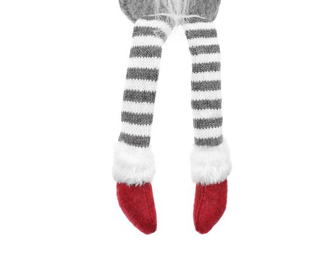Sitzender grauer Elf
