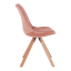 Krzesło, różowy Tkanina Velvet/buk, SABRA