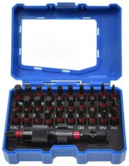 Ütő bitkészlet 1/4";, 32 részes, GEKO