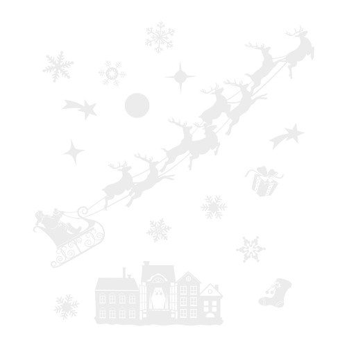 Weihnachtsfensteraufkleber Ruhhy 22305