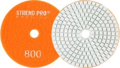 Strend Pro Premium P800 tárcsa, 100 mm, polírozó, gyémánt, tépőzáras, nedves polírozó és csiszolókorong
