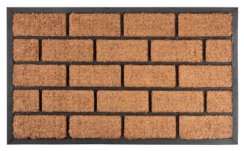 MagicHome RBC 124 mat, Brickwall, 45x75 cm, guma/kokos