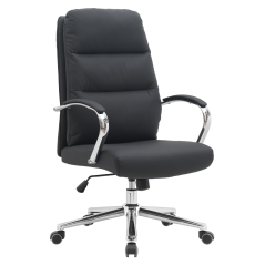 Bürostuhl, schwarz/chrom, ADMON