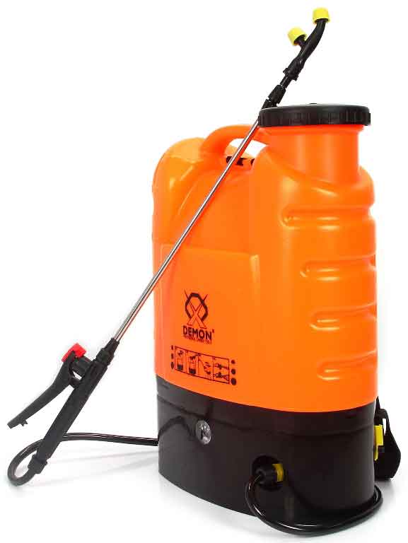 Akkusprühgerät 16 Liter, Batterie 12V-8Ah, orange, MAR-POL