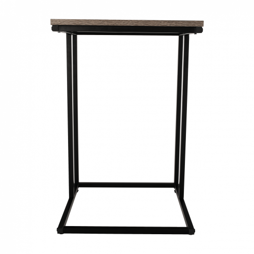 Příruční stolek, dub/černá, KALA