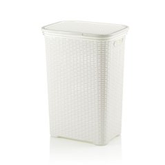 Kôš na bielizeň BRASILIA 60 l biela