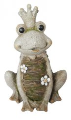 Decor MagicHome Gecco, Queen Frog, magnezie, 29x23x43 cm