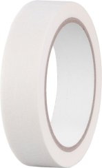 Taśma Strend Pro, 25 mm, L-25 m, Krepa, malowanie, maskowanie, klej, biała