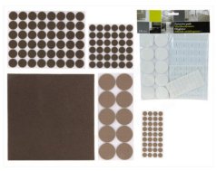 Pad-Filz selbstklebend Set 131-tlg. Mix KLC