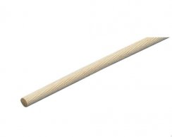 Kolík spoj. tyč drevo 12mm-100cm vrúbkovaná KLC