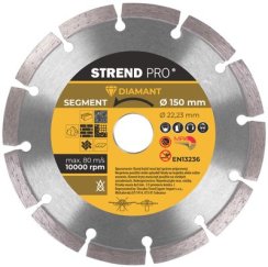 Strend Pro 521A disk, 150 mm, dijamant, segment