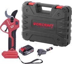 Worcraft CSC-S20LiBAM Foarfece de grădină ShareSYS, 20V Li-Ion, fără fir, grădină, pentru crengi, tăiere.30 mm, SET în cutie