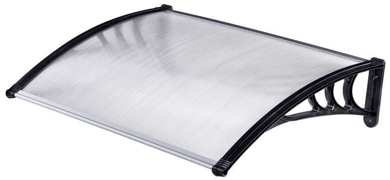 Daszek nad drzwiami DIY501, 80 x szer. 100 cm, poliwęglan