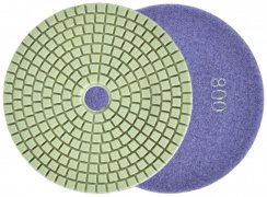Disc de șlefuit diamantat 125 mm, granulație 800 Velcro, șlefuire umedă, GEKO