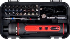 Skrutkovač Strend Pro 3.6V, nabíjateľný, sada v púzdre