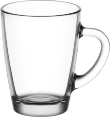 Vega-Becher, Glas, für Kaffee/Tee, 0,250 l, 76x100 mm, 6er-Set