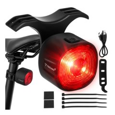 Červená lampa na bicykel Trizand