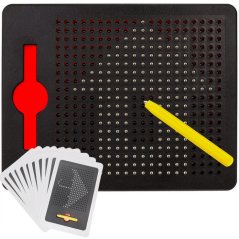 Tabla + magnetne kroglice + pisalo z magnetom (akce)