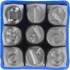 Razidla čísla HR59207 08 mm, 123 9 ks