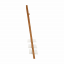 Vješalica za kapute s policama, bijela/bambus, MARIKE TIP 2