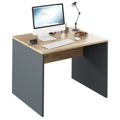 Schreibtisch, Artisan Graphit/Eiche, RIOMA NEW TYPE 12