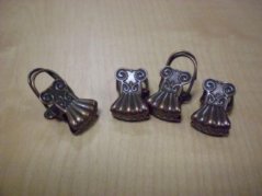 Pribadača ROMANTIK metalna 04 Cz.mala smeđa /100